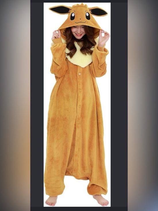 Pokemon Jackets & Blazers - EUC SAZAC Pokémon Eevee Fleece Kigurumi. It is an officially licensed, oversized
